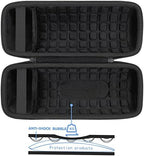 co2CREA Hard Travel Case Replacement for JBL Charge 4 / Charge 5 Waterproof Bluetooth Speaker (Black Case)