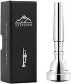 EastRock 3C Trumpet Mouthpiece Silver Plated Bb Trompeta Mouthpiece Trumpet Instrument Accessories Vacuum Packed