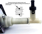 MacMaxe ULKA Model E Type EP5FM - Replacement Pump Compatible with Breville Espresso Machine - Solenoid Vibratory Water Pump with 2 O-Ring Seals - 15 Bar Max Pressure, 2/1 Min. On/Off, 120V, 60Hz, 46W