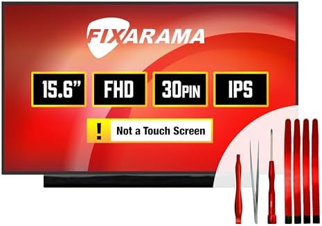 Screen Replacement for LP156WFC(SP)(D1) Matte Grade A+ 15.6 FHD 1080p IPS 30pin Non-Touch LED LCD Display with Tools Tape