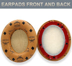 Replacement Ear Pads Protein PU Leather Ear Cushion Compatible with Beats by Dr.Dre Studio 2.0 Studio 3 B0500 B0501 Wired Wireless Over-Ear Headphones (Floral Brown)