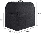 Stand Mixer Cover compatible with Kitchenaid Mixer, Fits All Tilt Head & Bowl Lift Models with 3 Organizer Bag for Accessories. (Black, For Bowl Lift 5-8 Quart)