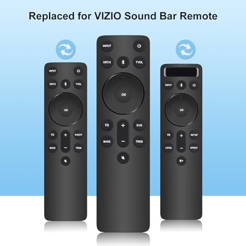 Gvirtue New Replacement-Remote for Vizio-Soundbar-Remote, Remote for Vizio 5.1/2.1 Home Theater Sound Bar，for Vizio M/V/P Series Home Audio Sound System
