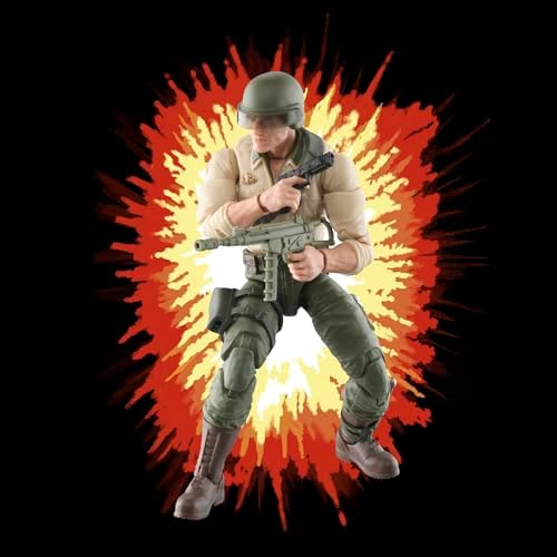 G.I. Joe Classified Series Retro Cardback Duke, Collectible 6-Inch Action Figure with 10 Accessories