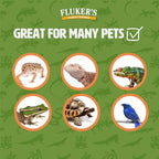 Fluker's Live Crickets, 100 Count Feeder Insects for Reptiles, Chickens, and Birds, Large (Approx. 3/4")