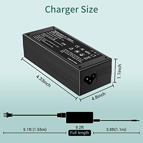65W AC Adapter Charger Replacement for Dell Inspiron 15 3000 Charger 3552 3558 3576 3580 5551 5557 5558 5559 5566 5567 5568 5570 5582 5583 5584 7537 7560 7570 7572 7573 7579 7580 Laptop Power Cord