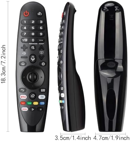 LG Magic Remote AKB75855501, LG Universal Remote Control with Voice and Pointer Function, LG Smart TV Remote Replacement AN-MR20GA MR19BA MR18BA MR650A for LG OLED UHD QNED NanoCell