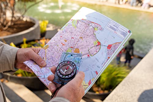 Orienteering Compass Hiking Backpacking Compass | Advanced Scout Compass Camping Navigation - Boy Scout Compass for Kids | Professional Field Compass for Map Reading - Best TurnOnSport Survival Gifts