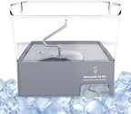 Upgraded Refrigerator Ice Bucket W11129522 Compatible with Whirlpool Ice Maker Replacement Parts W10564750 KitchenAid Removable Ice Bin 4545220 EAP12114487 PD00041826 PS12114487 Freezer Ice Container
