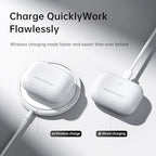Wireless Charging Case Compatible for AirPods Pro 1st & 2nd Generation, Upgraded Replacement Wireless Charging Case Compatible with Airpods Pro 1/2(No Earbuds)