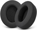 Upgraded Replacement Earpads Cushions for HyperX Cloud/Alpha, Audio Technica M50X/M40X, Turtle Beach Stealth 400/600 & More - Ear Pads with Breathable Mesh Fabric/Added Thickness/Memory Foam