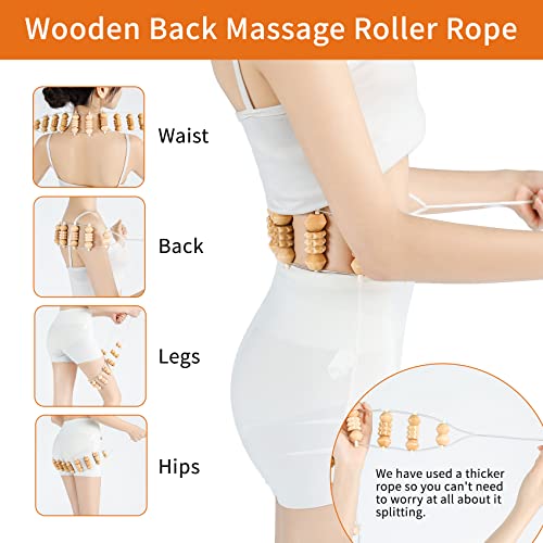 AiRelax 7 Pack Wood Therapy Massage Tools for Body Shaping Set, Cellulite Massager,Maderoterapia Kit Colombiana,Lymphatic Drainage Massager Tools for Neck Back Waist Pain Relief