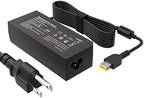 65W Laptop Charger Replacement for Lenovo Laptop Thinkpad Computer AC Power Adapter - Square Yellow Tip