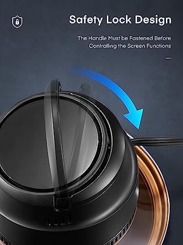 Air Fryer Lid for Instant Pot 6Qt/8Qt, 7 in 1 With LED Touchscreen, Turn Your Pressure Cooker Into Air Fryer in Seconds, Accessories and Recipe Cookbook Included