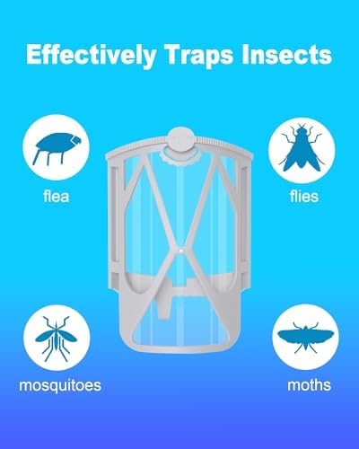 8 Pack Flying Insect Trap Refill Cartridges Compatible with Zevo M364 and Max Vevo Bug Killer Plug-in Light Starter Kit Device