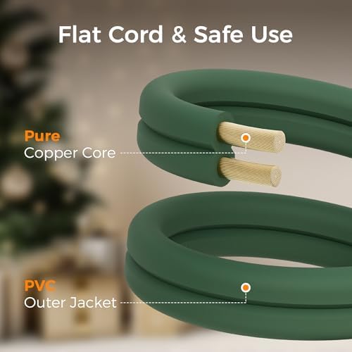 Foot Pedal Switch, TESSAN Extension Cord with ON/Off Switch, 3 Outlet,10FT, Push Button Extension Cord 1250W, Suitable for Lamps Appliances and Lighting Accessories, Christmas Tree Floor Lamp