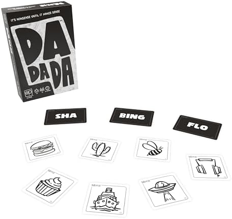 Dadada - The Nonsensical Party Game That Makes Sense, Turns Gibberish into Hilarity, Create Your Own New Hilarious Language, Word And Image Association Game, 2+ Players, Ages 8 & Up, 15-30 Minutes