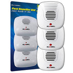 Bell and Howell Ultrasonic Pest Repellers with Extra Outlet - 3 Pack