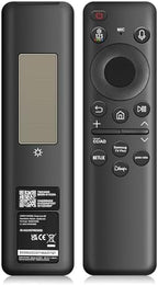 BN59-01432A Solar Voice Remote Replacement for Samsung TV Remote with Bluetooth Rechargeable Solar Cell, Compatible with Samsung Neo QLED Smart 8K HDR Ultra HD TVs, VG-TM2360E New 2023 Model, Black