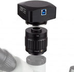 Microscope Accessories Kit 1X 0.35X 0.5X C Mount Adapter Lens Simul Adjustable Camera to Trinocular Stereo Microscope Microscope Slides (Color : 1X)