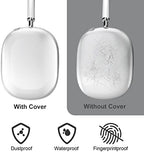 VICHYIE Case Cover for AirPods Max, Clear Soft TPU Case Anti-Scratch, Transparent Accessories Protector Cover for Airpods Max Headphones (Clear)