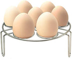 Egg Steamer Rack, Alamic Egg Rack Steamer Trivet Basket Stand for Instant Pot 3 Quart Accessories and Pressure Cooker 3 Qt Accessories, Stainless Steel - 1 Pack