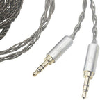 Youkamoo 4.4mm Cable Compatible for Hifiman HE4XX, HE-400i Headphones 8 Core Braided Silver Plated Replacement Audio Upgrade Cable (4.4mm to Dual 3.5mm Male Version)