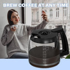 14-CUPS Coffee Maker Glass Carafe Replacement Pot Compatible with Cuisinart Coffee Machine DCC-2200RC, DCC-2200, DCC-3200, DCC-3200P1, DCC-3200FR, DCC-2600, DCC-2800, DCC-1800FR, CBC-7400, CBC-7000PC