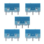 Kamonda 5pieces Original HUANO White Dot Blue Shell 0.74N Mouse Micro Switch Silver Alloy Contacts 20 Millions Lifetime Original HUANO White Dot Blue Shell Mouse Micro Switches