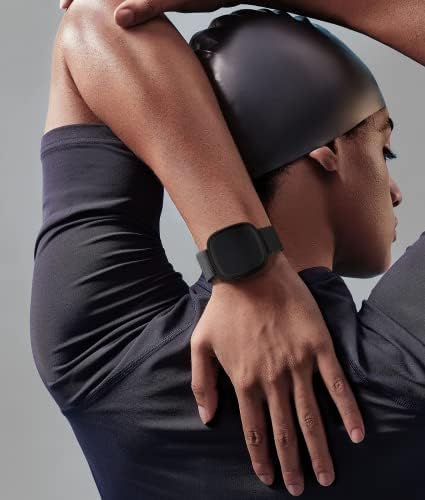 Adorve Compatible with Fitbit Versa 3 Bands/Fitbit Versa 4 Band/Fitbit Sense Bands for Men Women, Adjustable Stretchy Solo Loop Elastic Nylon Sport Strap for Smart Watch Replacement