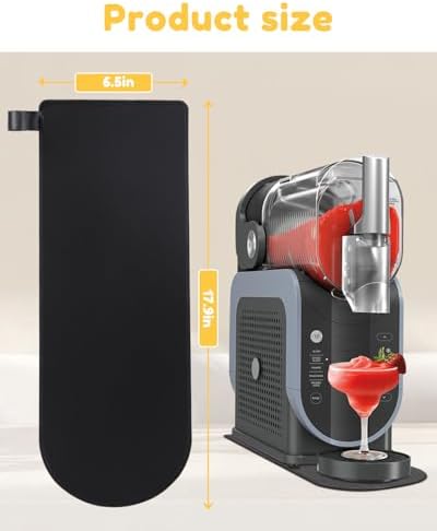 Sliding Pad for Ninja Slushie Machine FS301 and FS300 Professional Frozen Drink Machine Quickly Slide Frozen Drink Machine on Table - Convenient Storage Strap - Accessories for Ninja Drink Maker