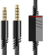 Replacement for Astro A40 Inline Mute Cable Cord, Mute Function Audio Aux Gaming Wire Compatible with Astro A40 Headsets (2 Meter, Nylon Braided)