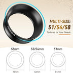 54mm Dosing Funnel for Breville Barista Portafilters: Espresso Coffee Dosing Ring - 10 Powerful Magnets Espresso Accessories Tools Fits 54mm Breville Portafilter