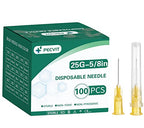 100Pack 25Ga 5/8 inch (16mm) Lab Dispensing Accessories for Measuring,Refilling Inks
