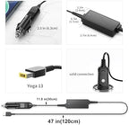 45W 65W Laptop Car Charger Replacement for AC Adapter Lenovo T470 T470S T460 T450 T440 Z50-75 Z50-70 Yoga 2 11 11s 13 2 Pro; ThinkPad X1 Carbon, Chromebook N20 N20p Notebook Car Power Supply Cord
