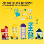 LEGO Classic Creative Houses Brick Building Set for Kids, Toy House Gift with Accessories and Doll Houses, Creative Toy for Young Builders, Boys and Girls Ages 4 and Up, 11035