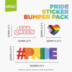 24 x Gay Pride Stickers Bulk - Pride Flag Stickers - Pride Stickers for Water Bottles - Gay Pride Laptop Stickers - Pride Merch and Gay Pride Accessories - LGBT Stickers