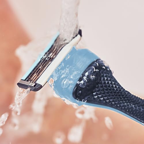 Dollar Shave Club | Razor Handle (2 Pack) Blue | Replacement Razor Blade Handles
