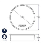 Nordic Ware Naturals Round Cake Pan, 9-Inch 2-Pack