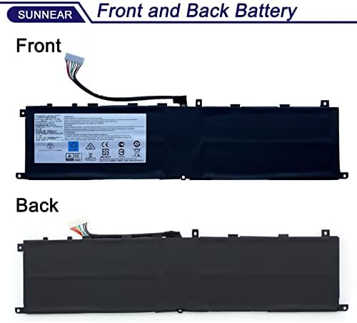 BTY-M6L Laptop Battery Replacement for MSI GS65 GS75 Stealth Thin 8SE 8SF 8SG 8RF 9SD 9SE 9SF 9SG Modern 8RC P658SC WS65 9TM WS75 10TM Creator 8RD 8RE P75 PS63 GS60 Series MS-16Q2 MS-16Q3