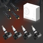TPMS Sensor GM, 4-Pack Tire Pressure Sensor Replacement for GM Chevy GMC Cadillac Buick, 315MHz OE Replaces# 13586335, 13581558, 13598771, 13598772