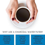 Kenmore/Keurig/Cuisinart/Braun Compatible Replacement Charcoal Water Filter 12 Pack Pure & Refreshing Taste