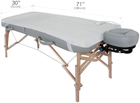EARTHLITE BODYWORKER’S CHOICE Massage Table Warmer – Three Heat Settings, Felt Lined Heating Pad (30” x 71”) | One-Year Replacement Guarantee