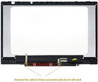 LCDOLED Replacement 14 inches HD LCD Panel Touch Screen Assembly Bezel with Board for HP Pavilion x360 14m-cd0000 14-cd0011nr 14m-cd0001dx 14m-cd0003dx 14m-cd0005dx 14m-cd0006dx (1366x768 Resolution)
