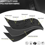 Table Top Grill Cover for Smoke Hollow 205 PT300B, Small Grill Cover for Outdoor Use, Portable Grill Cover for Cuisinart CGG-059/CGG-306,Waterproof Outdoor Grill Cover BBQ Grilling Griddle Accessories