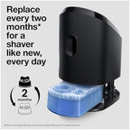 Braun Clean & Renew Refill Cartridges CCR, Replacement Shaver Cleaner Solution for Clean&Charge Cleaning System, Pack of 3