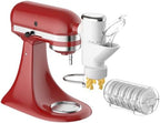 Gvode Pasta Press Attachment for Kitchenaid Stand Mixers - Gourmet Pasta Press Attachment for Kitchen aid with 7 Interchangeable Pasta Plates, Pasta Extruder Accessories