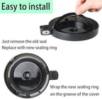 5 Pcs Blender Gasket Replacement Rubber Ring Seal Rings Gaskets Part Compatible with Ninja NC301 CREAMi Ice Cream Maker 16OZ Replacement Parts Accessories Blender