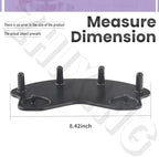 Stand Mixer Attachment Holders, Compatible with Kitchenaid Mixer & KitchenAid Flat Beater, Kitchen Accessory Organizer, Accessories for Storing Dough Hooks,Flat & Flex Edge Beater