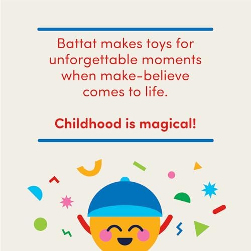 Battat – Play Food Toys for Kids – Food Set with Cutting Boards and Accessories – Farmers Market Produce Basket – Toddler Pretend Fruit – 2 Years + – Farmers Market Produce Basket (37 Pieces)